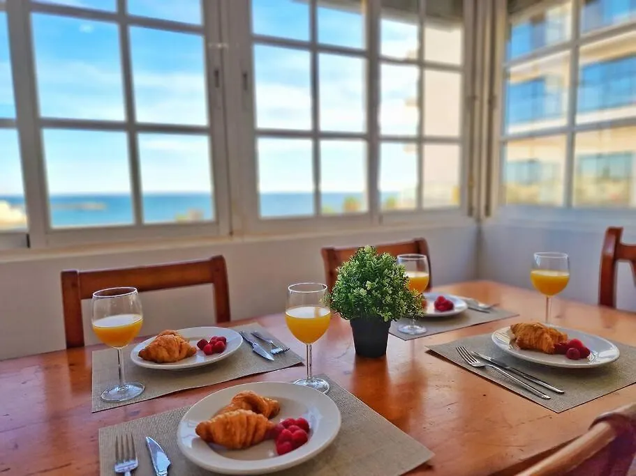 בנאלמדנה Encantador Duplex Para 6 A 1 Minuto De La Playa דירה